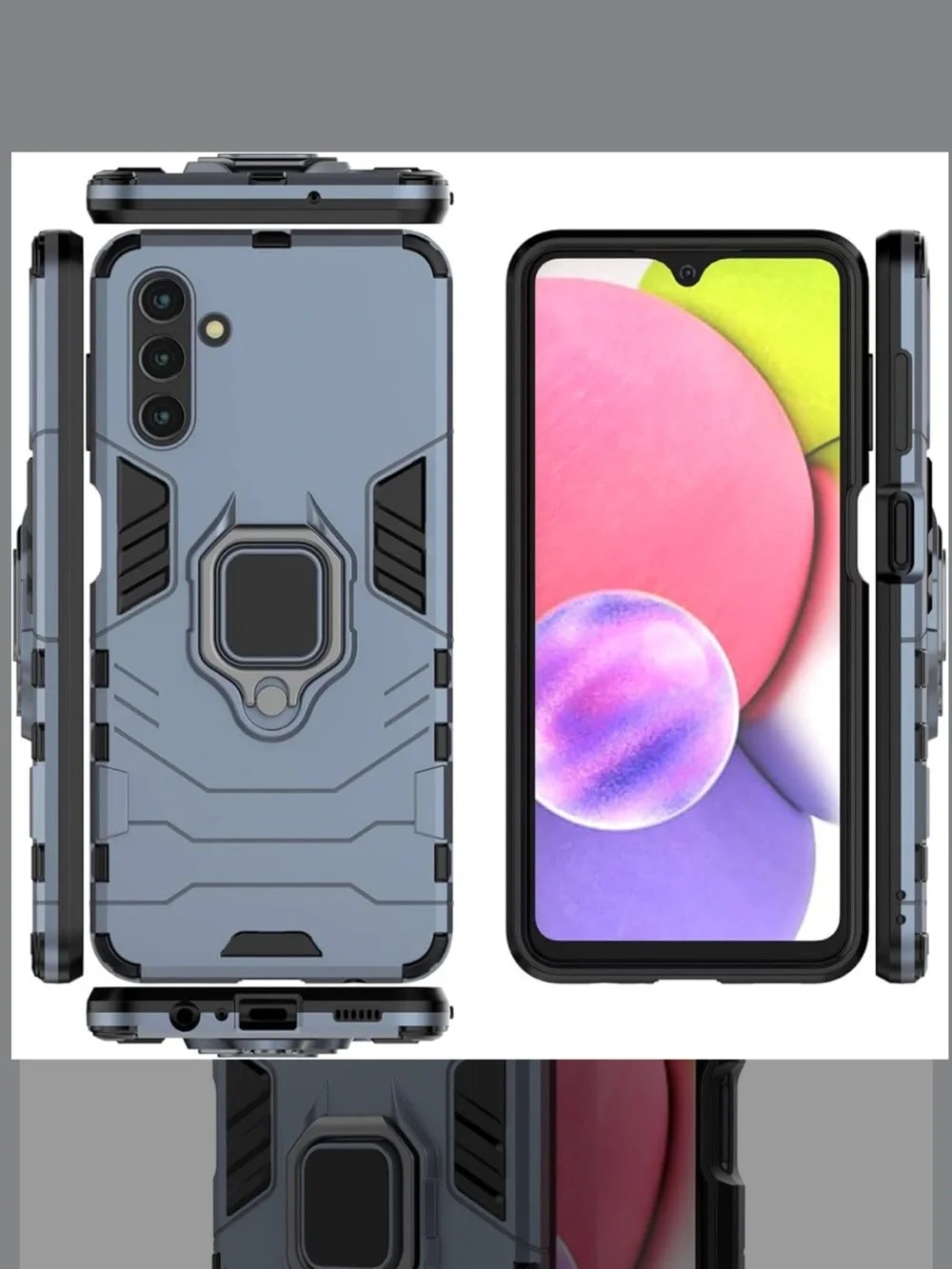 Case for Samsung Galaxy A13 ,Magnetic Car Mount Bracket Shell Case